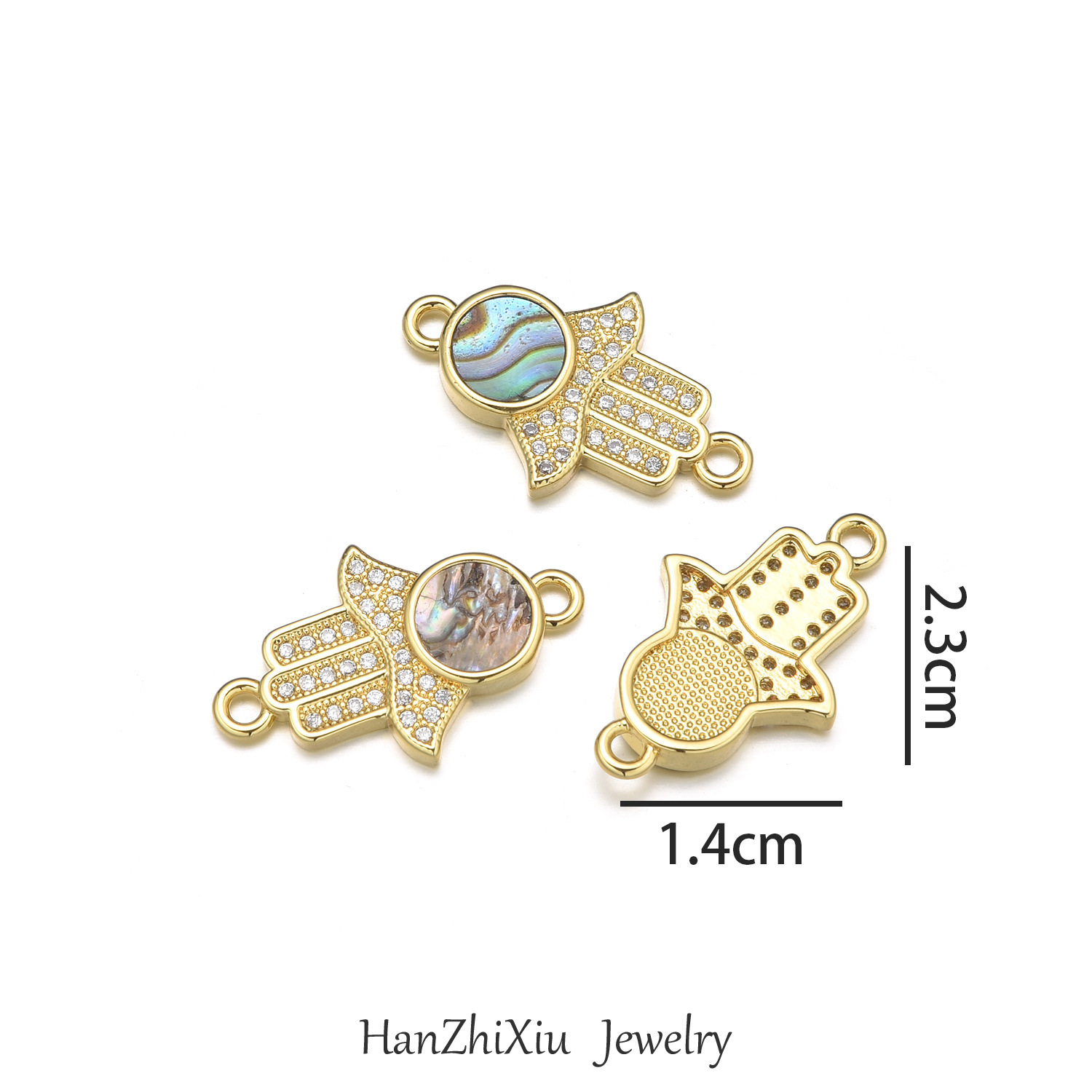 4:Palm Hand (Abalone)