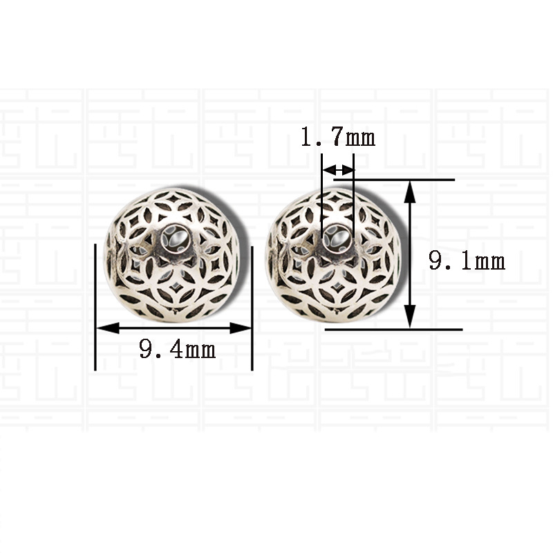 1:Hollow copper coin pattern ball fb0120024