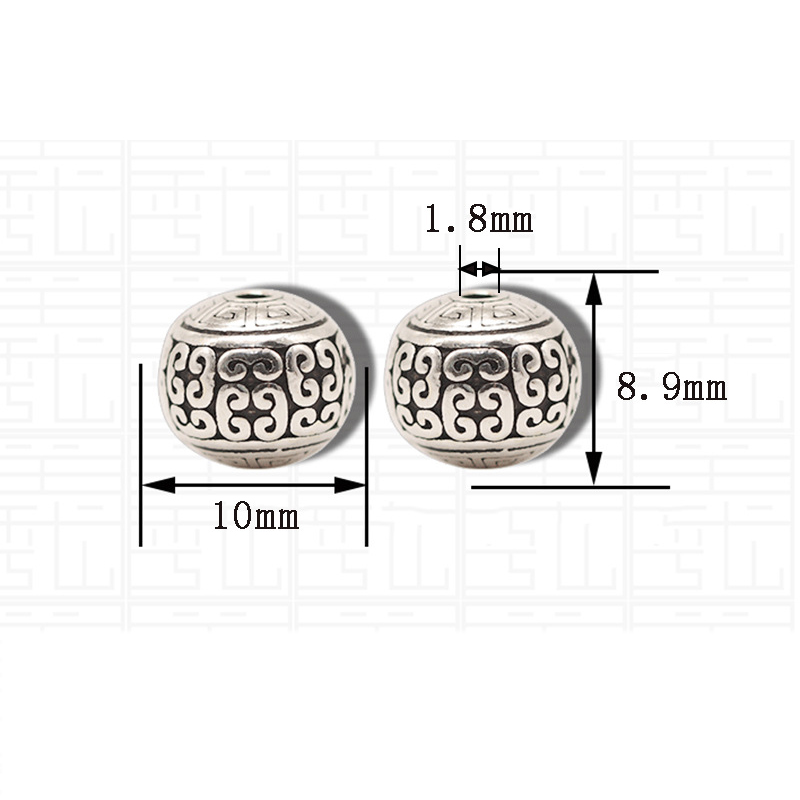 10:Patterned oval beads fb0239024