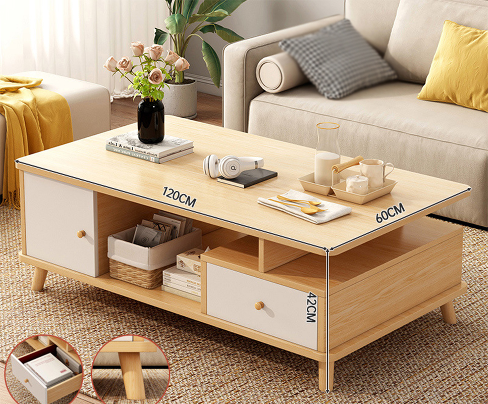 D [economic model] pastoral oak color 120cm (thickened density board)