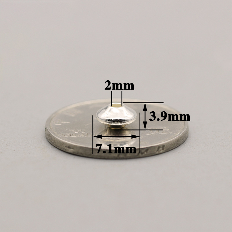 7mm flying saucer beads fc002