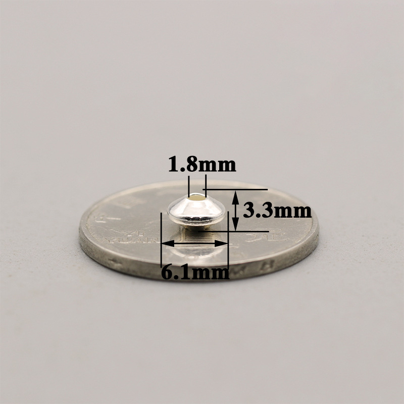 11:6mm flying saucer beads fc002