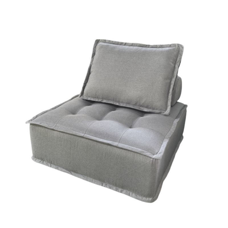 [cotton and linen] smoke gray