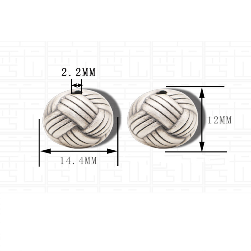 1:Woven Oval Bead FD086068