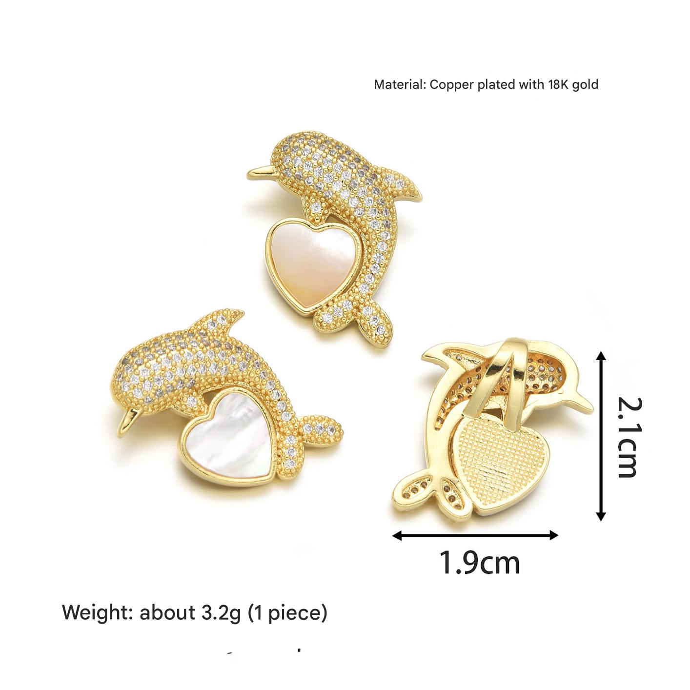 2:Heart-hugging dolphin (1 piece)