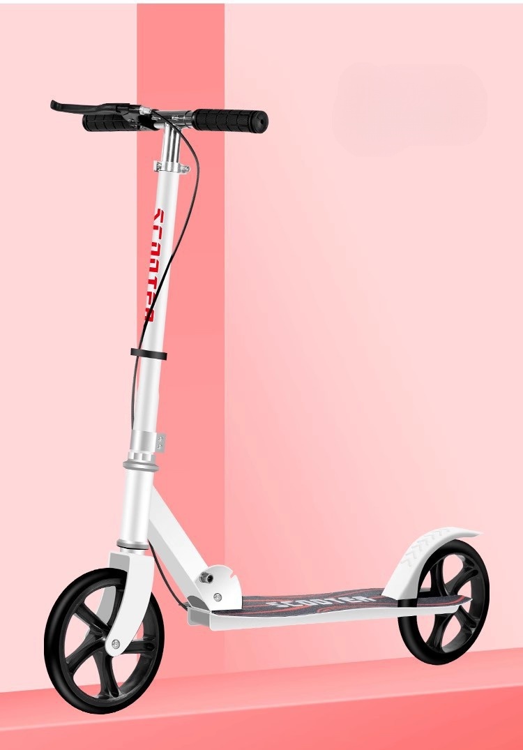 White with hand brake