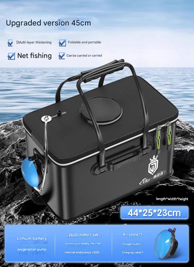 [Sunroof fish casting] 45cm-26L  15h high power oxygen pump