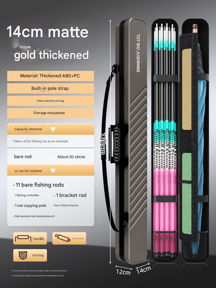 [upgraded thickened model] matt gold gray 130x14x12cm [aviation grade abs pc]