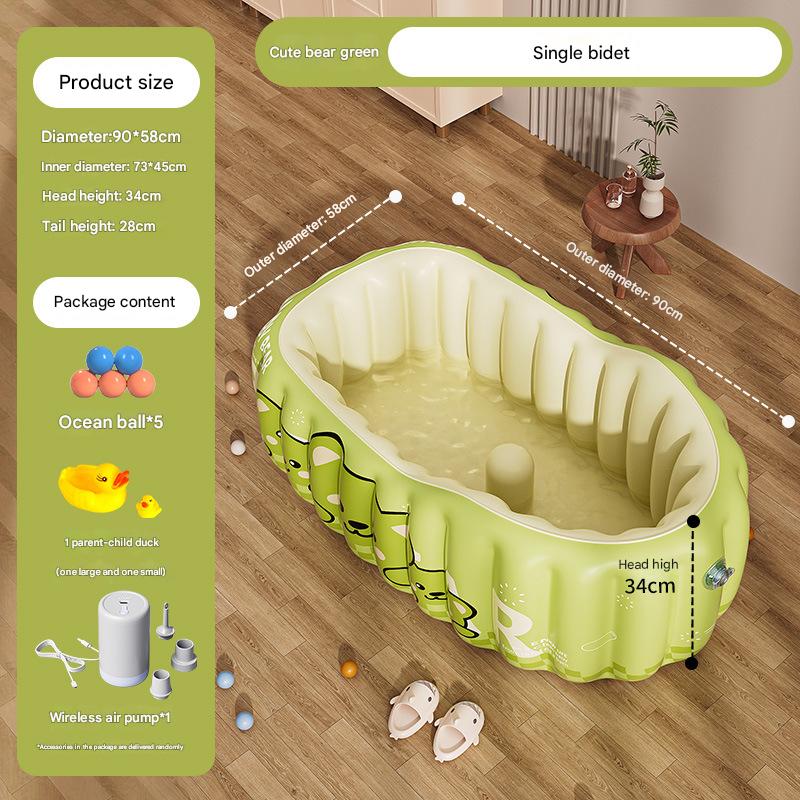 22 with wireless pump 1500mah,bath mat,toys