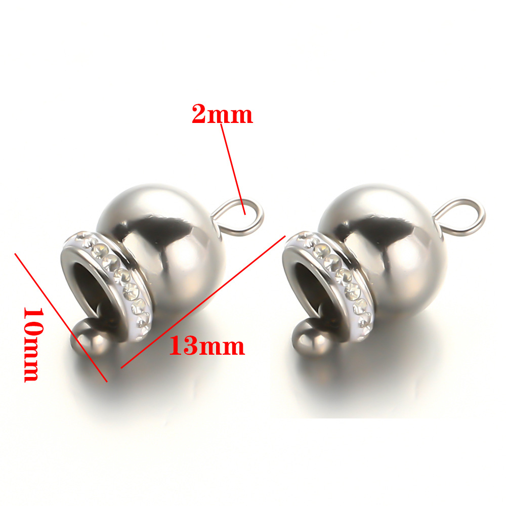 6:Round bells in a single row with diamonds - silver