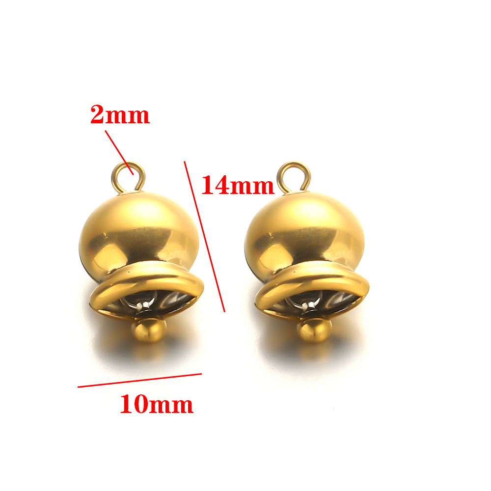 9:Flat, round and smooth bell - gold