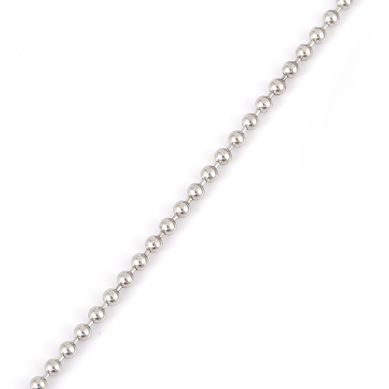 2.0mm 55cm silver (no electroplating)