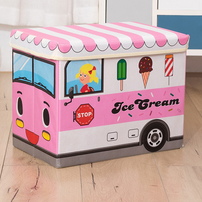 Pink ice cream carriage