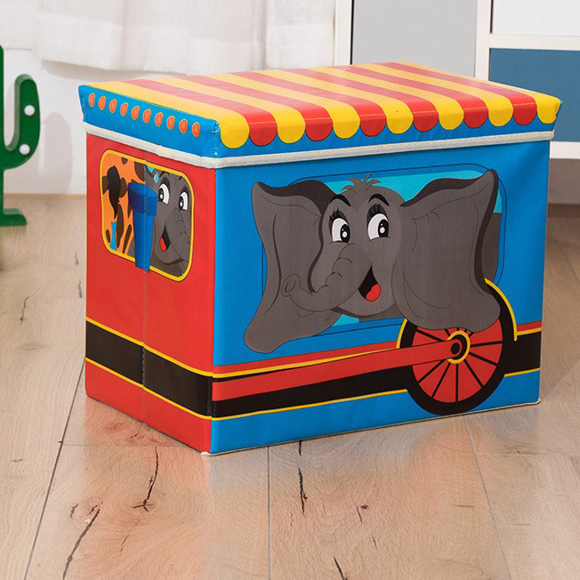 Blue elephant carriage