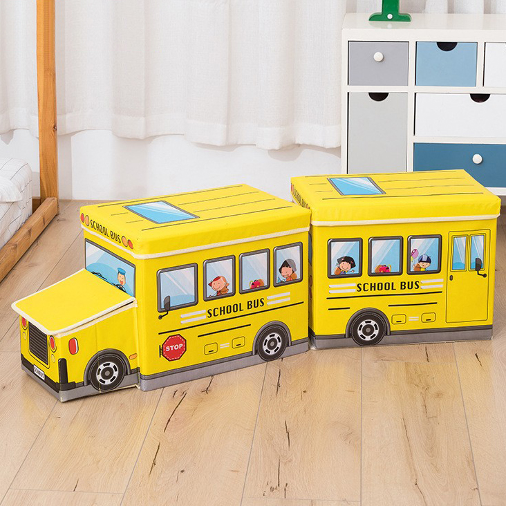 Yellow school bus combination