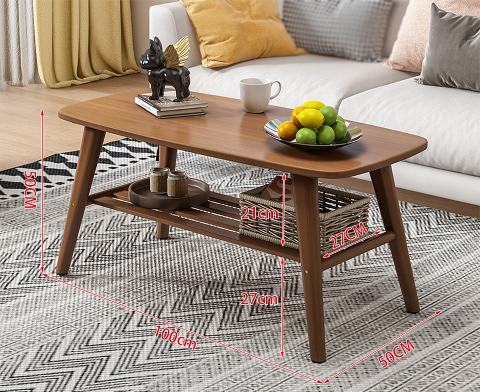 Walnut color double layer 100-50-50