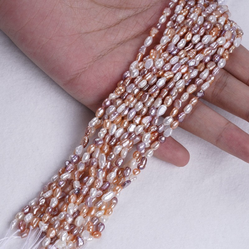 4:White, pink and purple mixed color