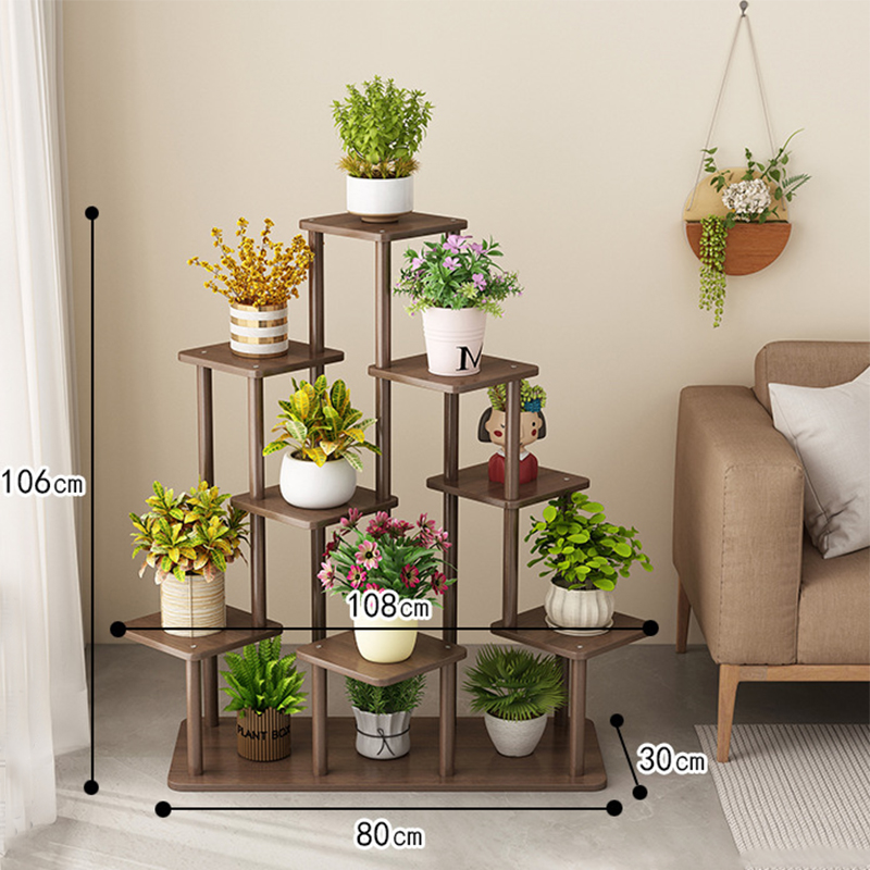 Nine layers widened (walnut color)