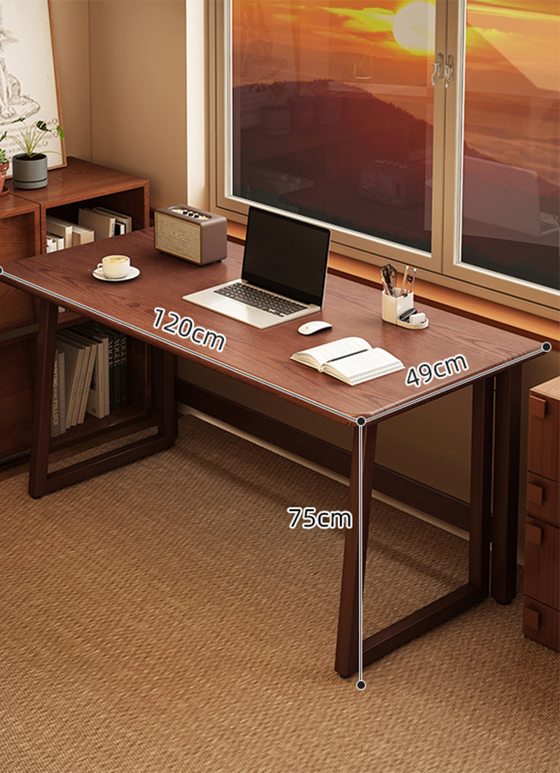 A foldable[walnut color] 120cm long