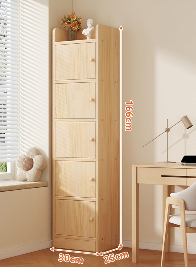 Upgraded to all solid wood/six layers 30cm [solid wood cabinet door |  unpainted pine]