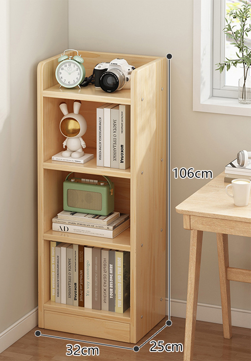 Upgraded to all solid wood/four layers 30cm unpainted pine