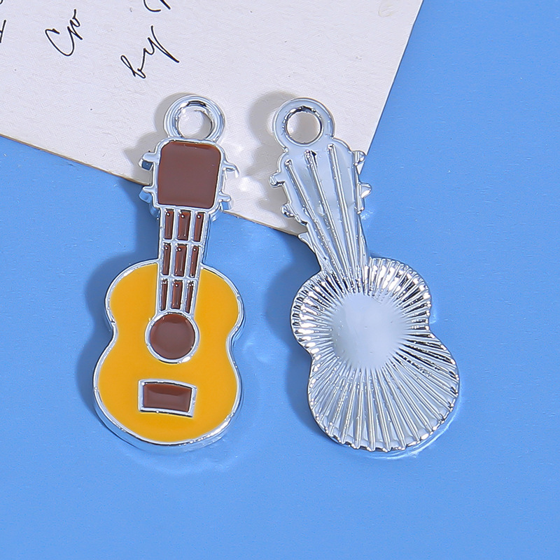 4:White k guitar-yellow