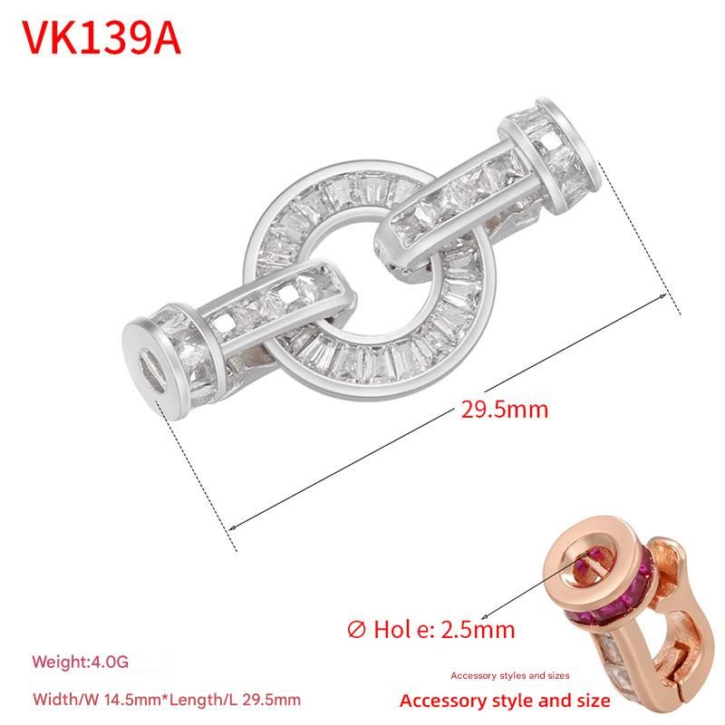 T square diamond platinum 14.5*29.5mm