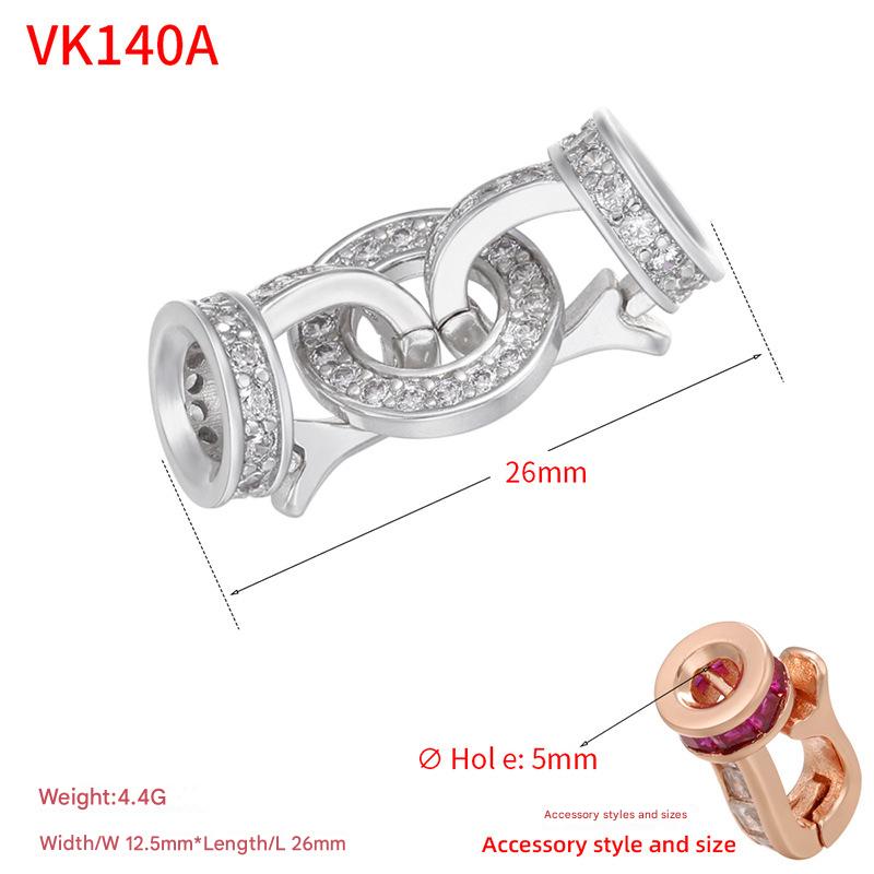 Round diamond platinum 12.5*26mm