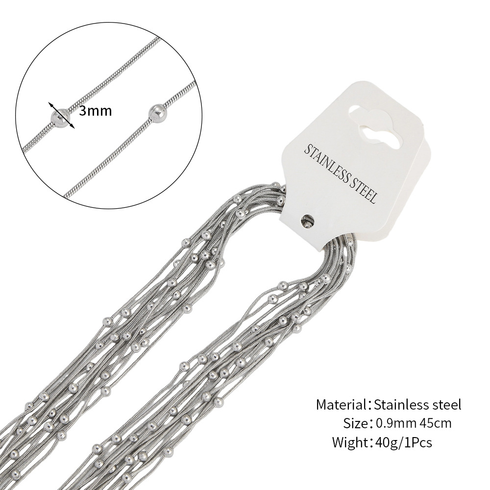 2:Steel color 0.9mm wide +45cm