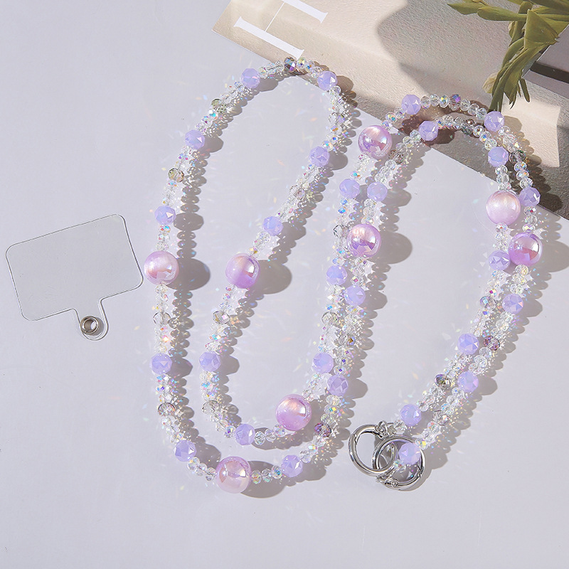 22:Haijia pearl long chain purple