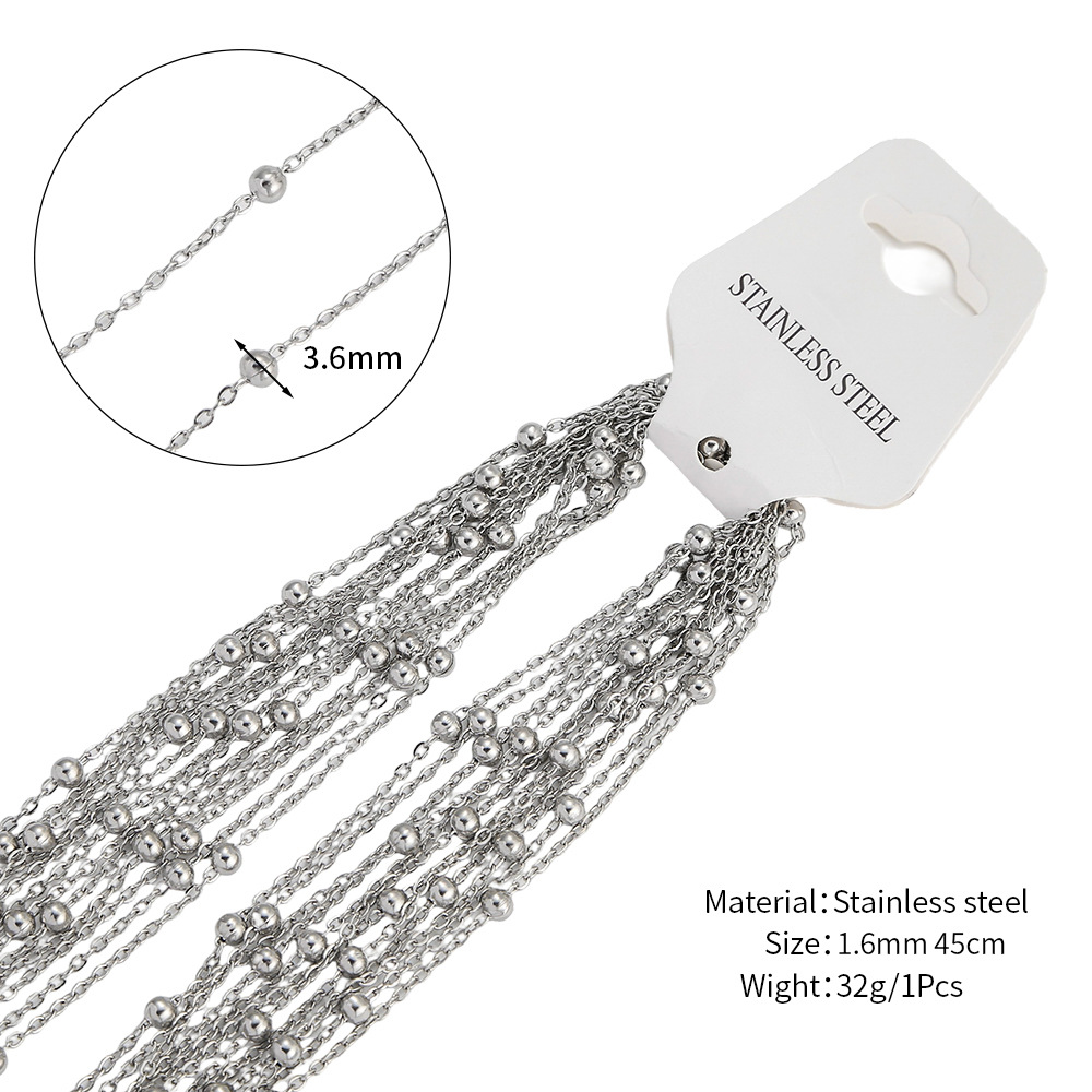 2:Steel color 1.6mm wide +45cm