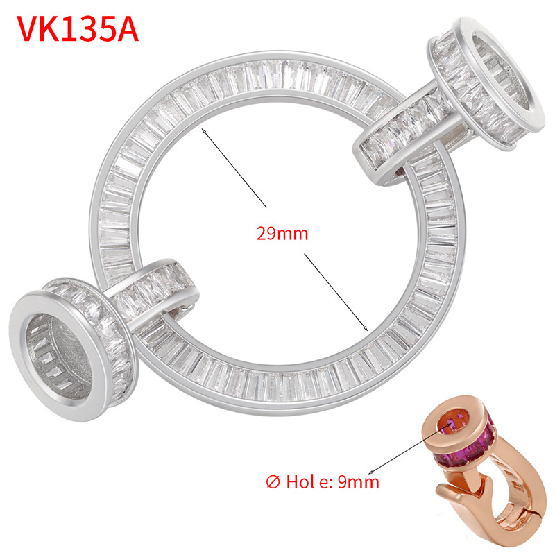 2:T square diamond platinum 39*60mm