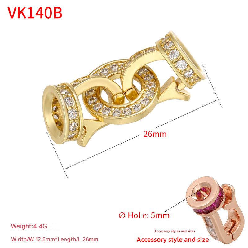 14:Round Diamond Gold 12.5*26mm