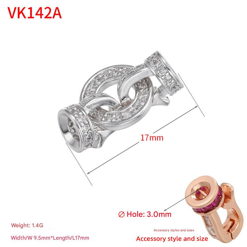 15:Round diamond platinum 9.5*17mm