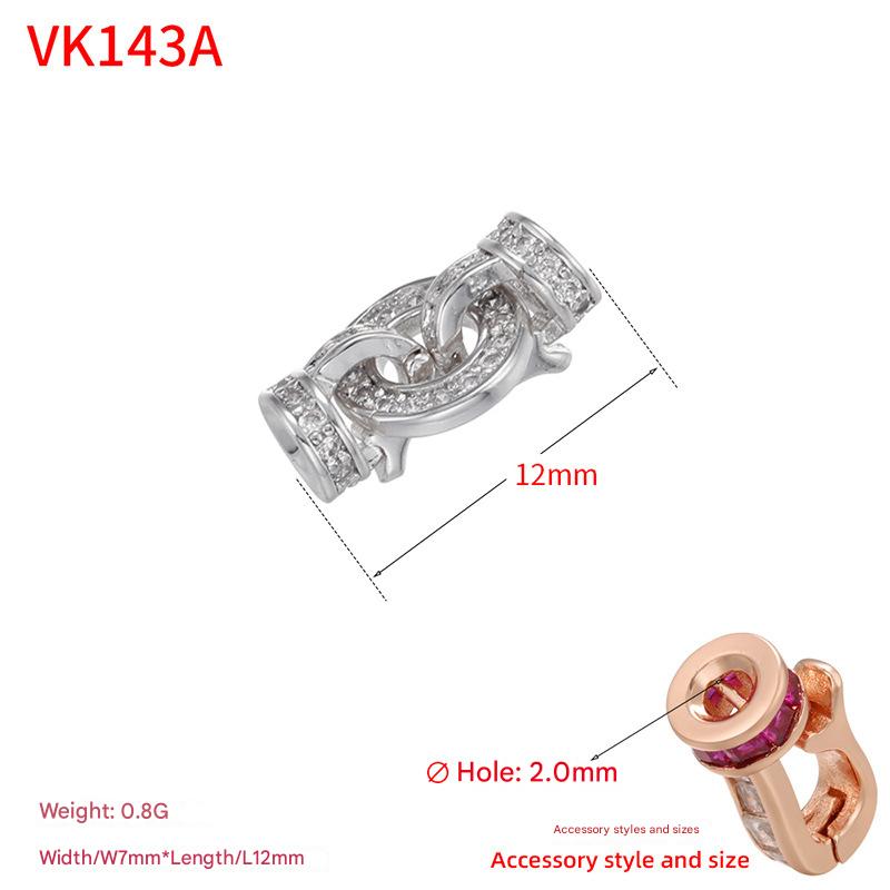 18:Round diamond platinum 7*12mm