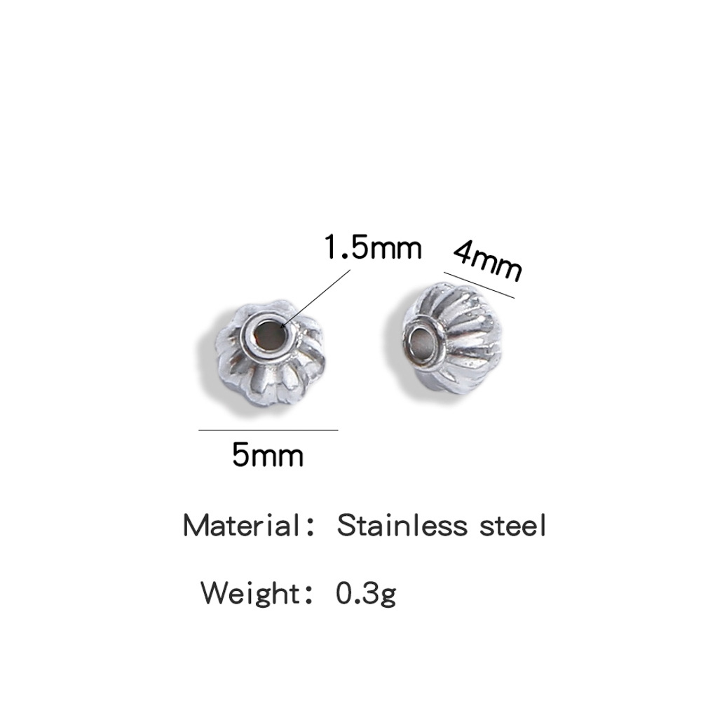 5MMSilver lantern beads