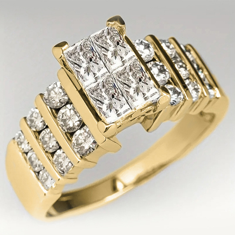 yellow gold US Size #8