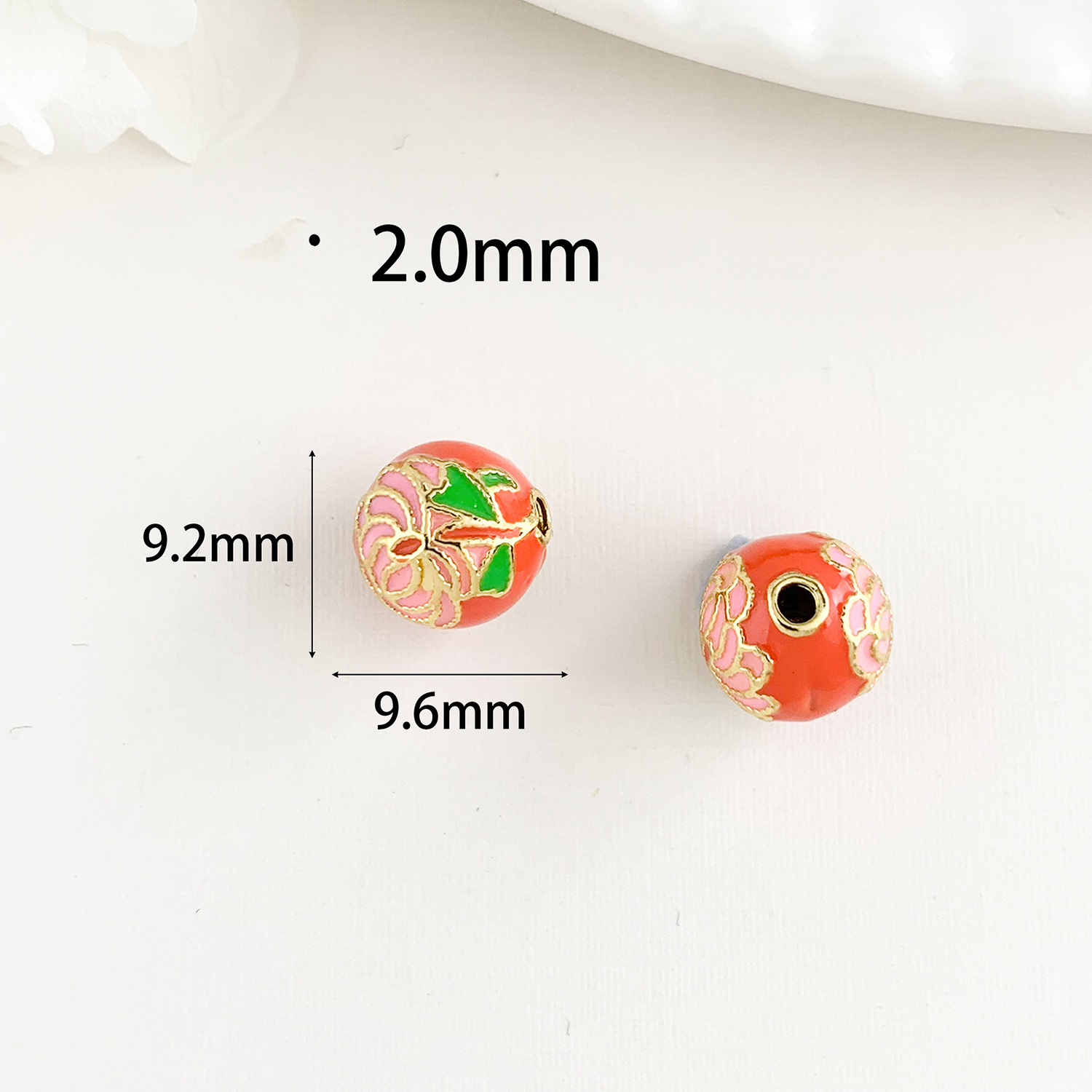 8:Cz287 lotus beaded gold