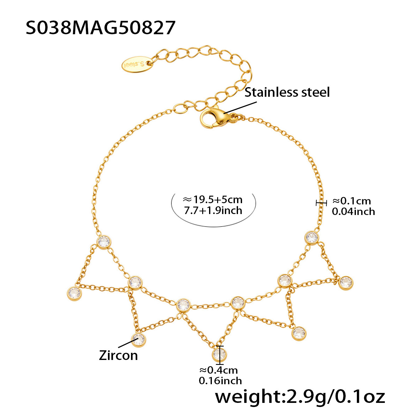 4:S038- White Zircon