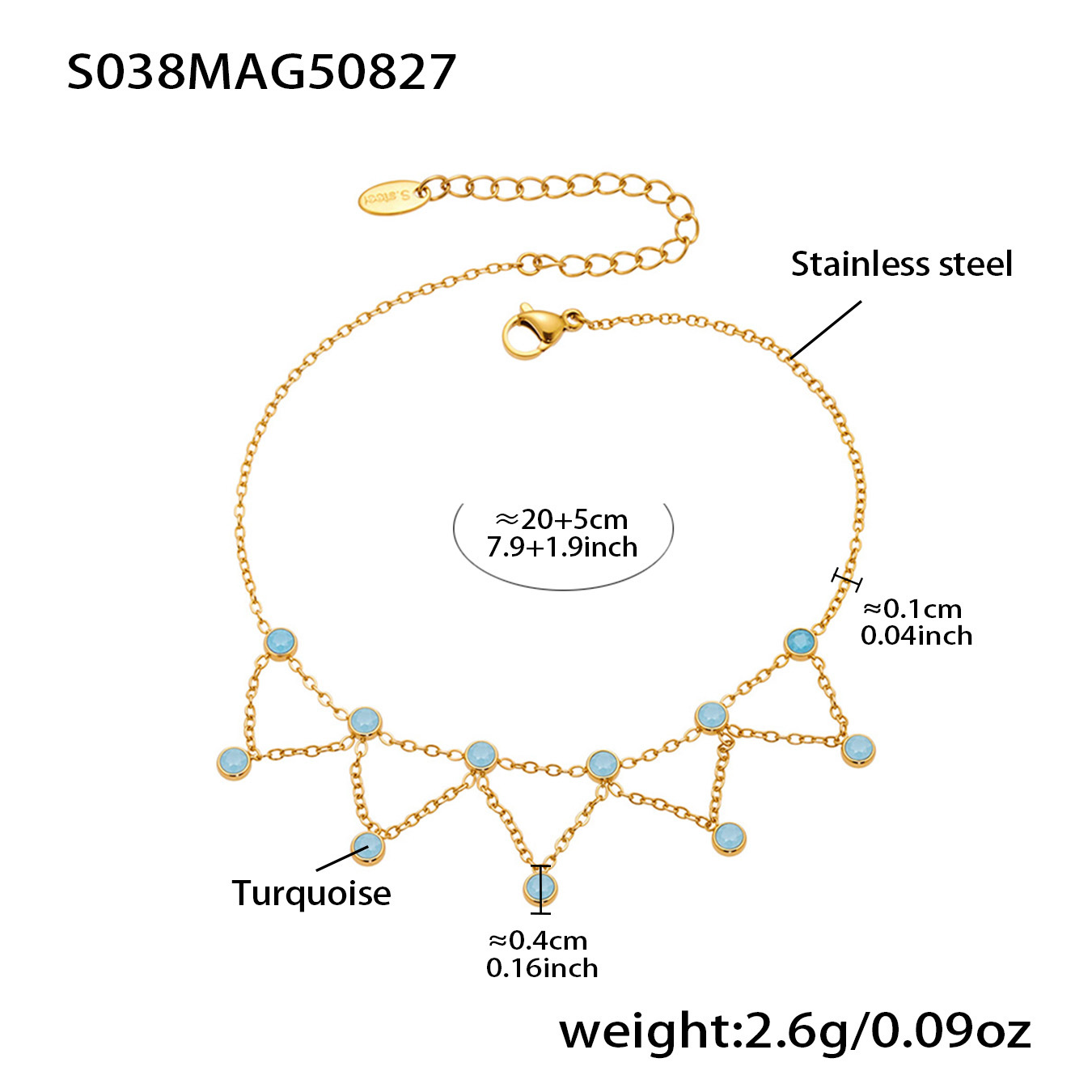 5:S038- Blue Turquoise
