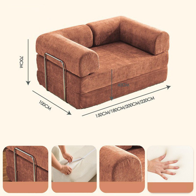 Pink woven fabric High-resilience foam