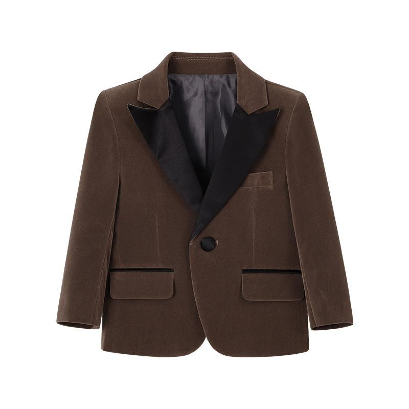Brown single jacket
