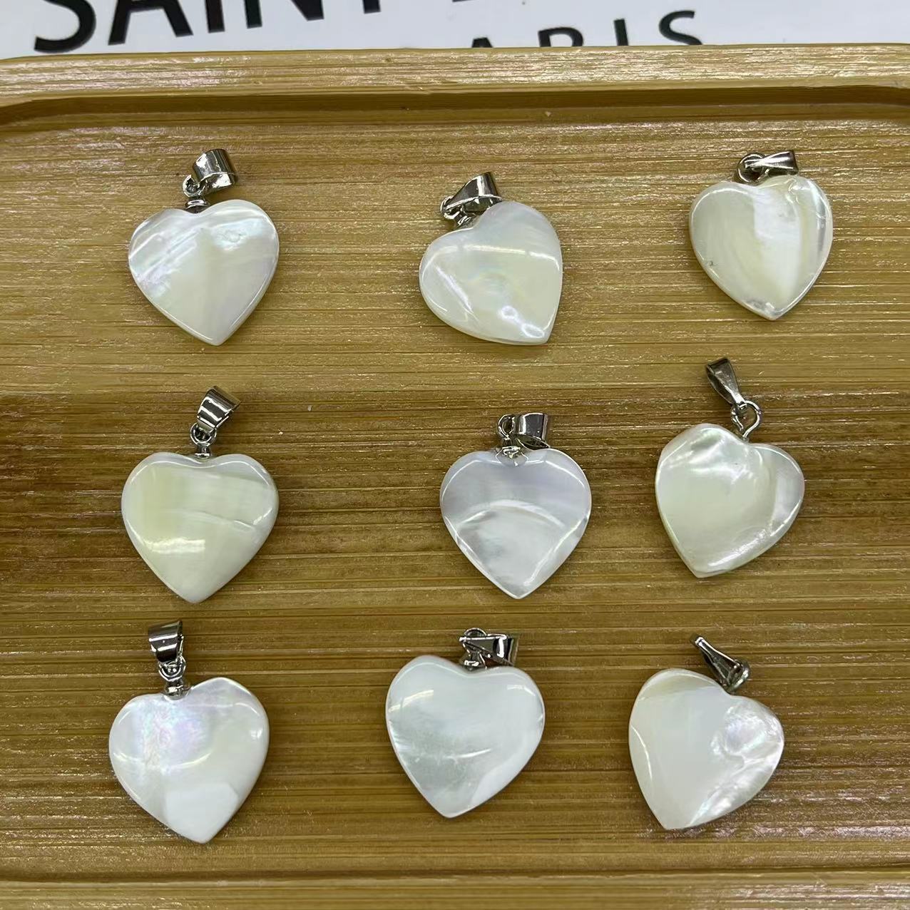 19:15MM heart-shaped (silver)