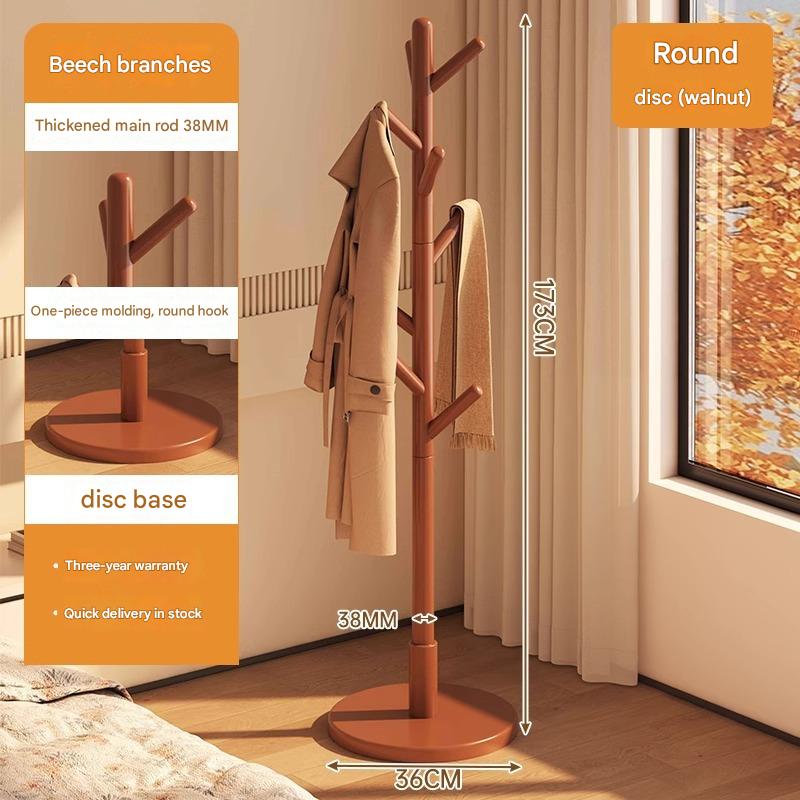 [bold beech] walnut color disc style (round hook)