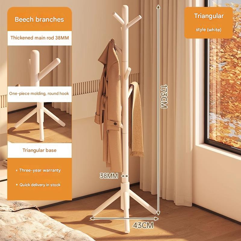 [all beech] warm white three-legged model (round hook)