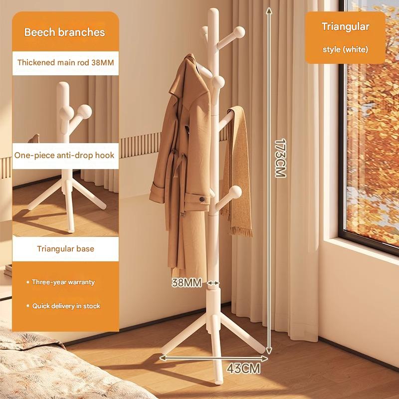 [upgraded anti-fall hook-bold beech] cream white three-legged model