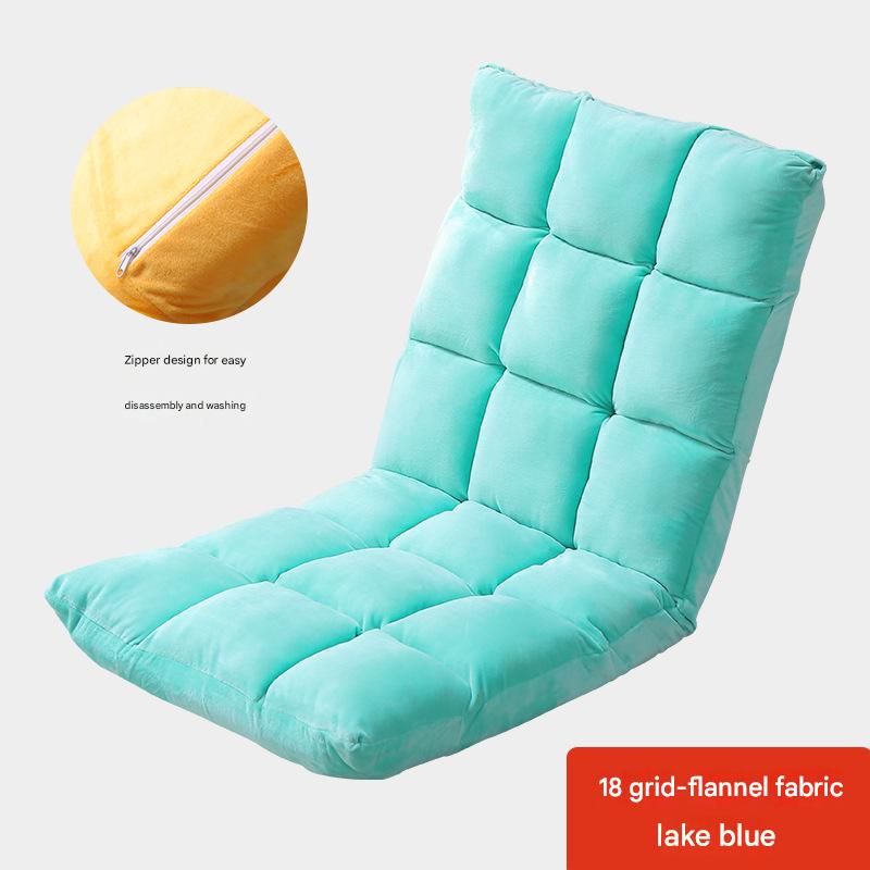 18 grid-flannel fabric Lake Blue (5th gear))