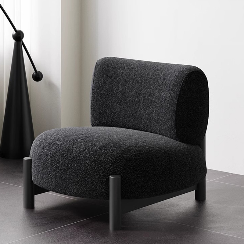 Black lambswool [carbon steel frame]