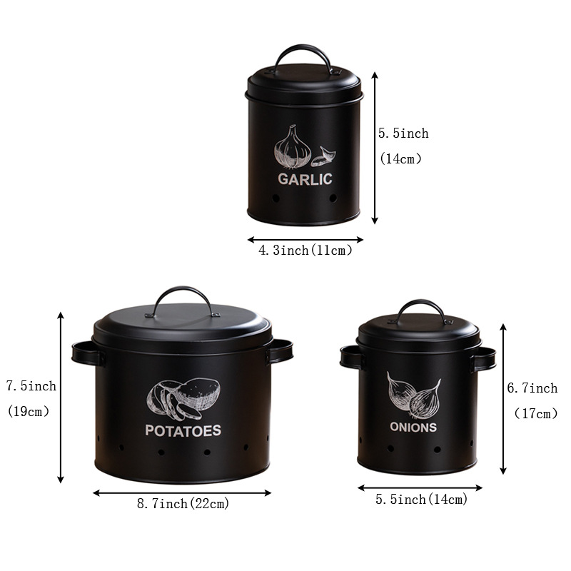 3 piece vegetable bucket set