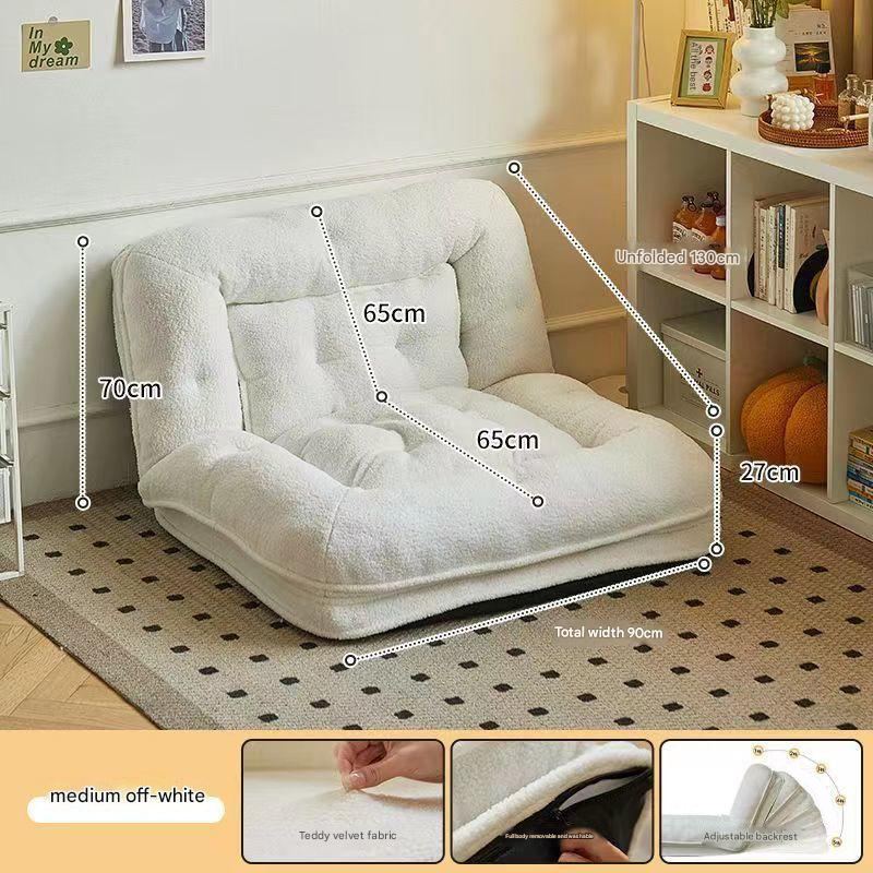 125cm off-white* short style [comes with pillow   seat cushion]